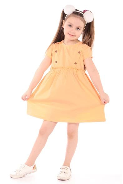 Toontoy Kız Çocuk Elbise - 4