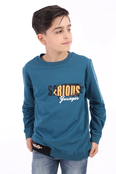 Toontoy Erkek Çocuk Baskılı Sweatshirt - 4