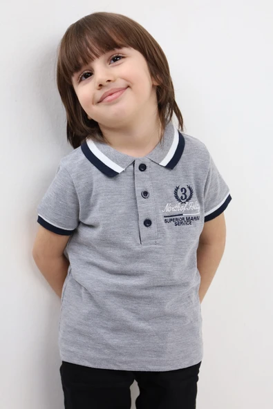 Toontoy Erkek Çocuk Nakışlı Tişört - 3