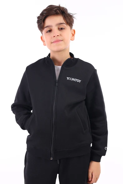 Toontoy Erkek Çocuk Nakışlı Hırka