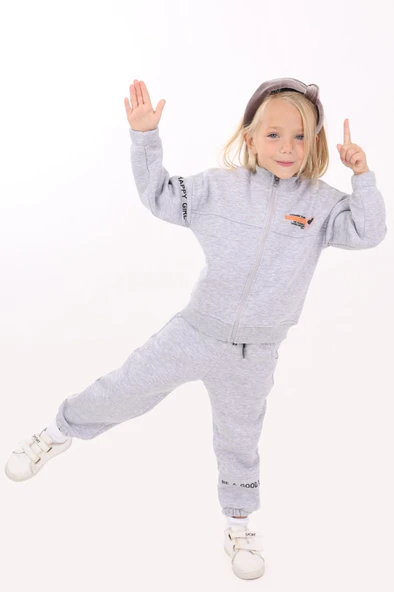 Toontoy Kız Çocuk Baskılı Eşofman Takım - 11
