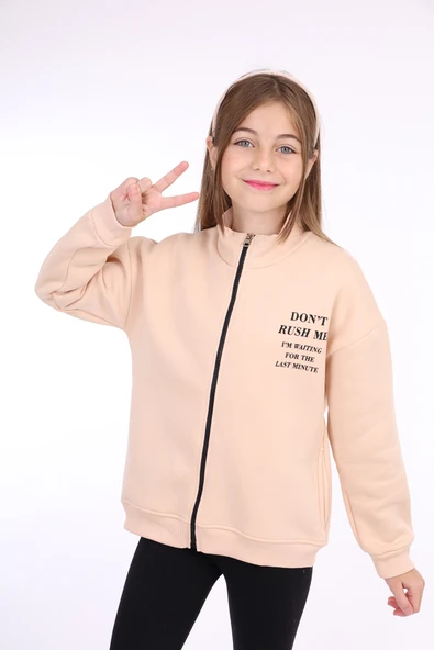 Toontoy Kız Çocuk Baskılı Hırka - 3