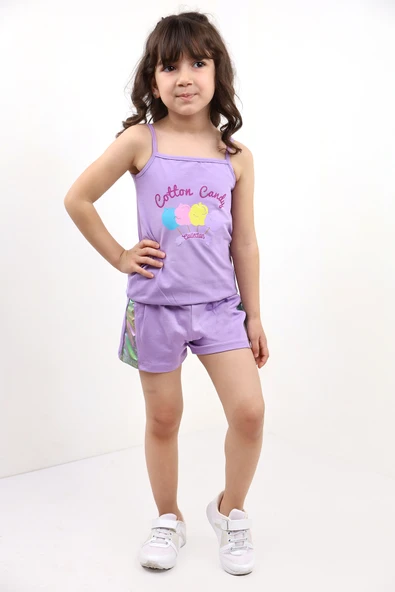 Toontoy Kız Bebek Baskılı Şortlu Takım - 10