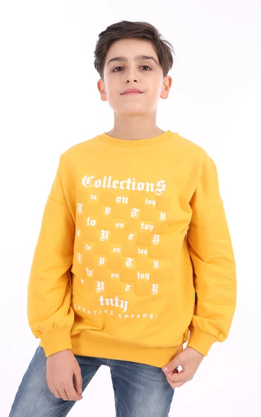 Toontoy Erkek Çocuk Baskılı Sweatshirt - 5
