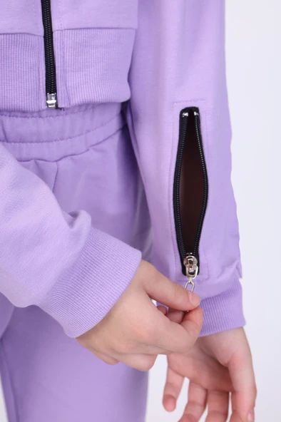 Toontoy Kız Çocuk 3lü Baskılı Eşofman Takım - Resim 12