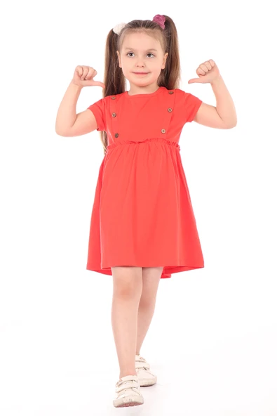 Toontoy Kız Çocuk Elbise - 2