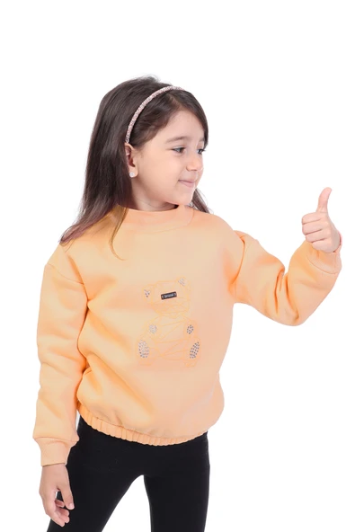 Toontoy Kız Çocuk Baskılı Sweatshirt - 9