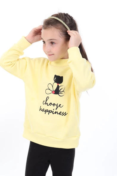 Toontoy Kız Bebek Baskılı Sweatshirt - 4