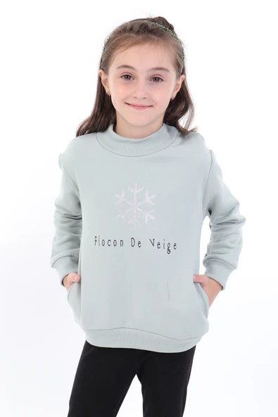 Toontoy Kız Bebek Baskılı Sweatshirt - 5
