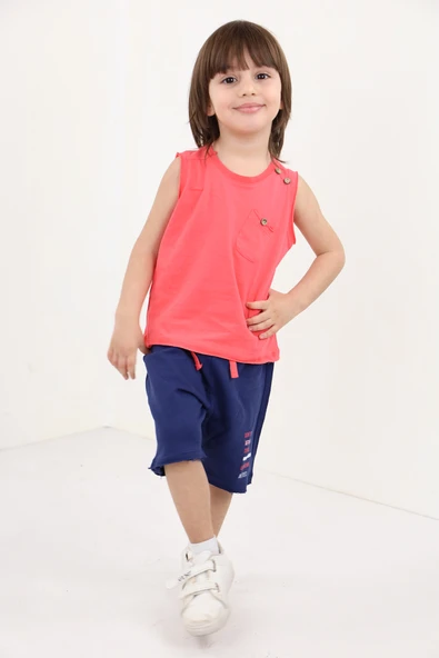 Toontoy Erkek Çocuk Baskılı Şortlu Takım - 2