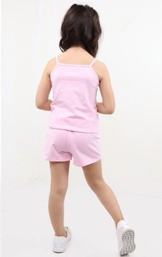 Toontoy Kız Bebek Baskılı Şortlu Takım - 3