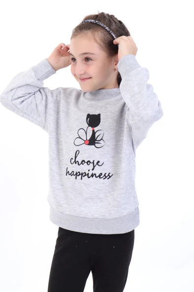 Toontoy Kız Bebek Baskılı Sweatshirt - 10