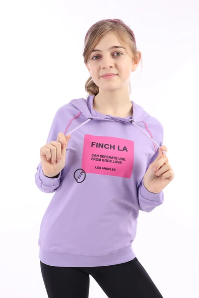 Toontoy Kız Çocuk Baskılı Sweatshirt - 4