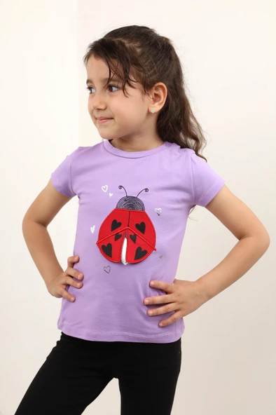 Toontoy Kız Bebek Baskılı Tişört - 2