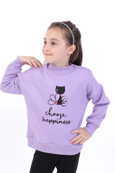 Toontoy Kız Bebek Baskılı Sweatshirt - 6