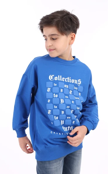 Toontoy Erkek Çocuk Baskılı Sweatshirt - 4