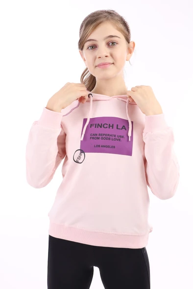 Toontoy Kız Çocuk Baskılı Sweatshirt - 2