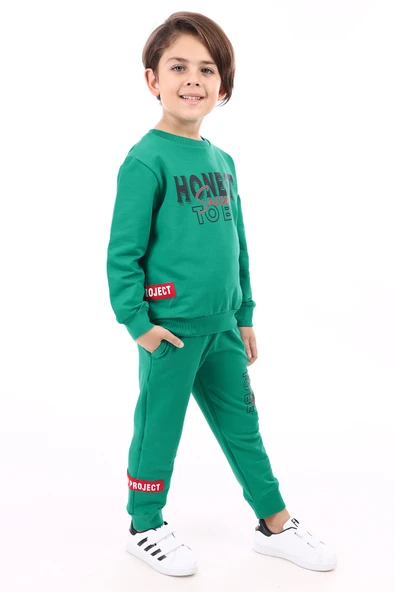 Toontoy Erkek Çocuk Baskılı Eşofman Takım - 8