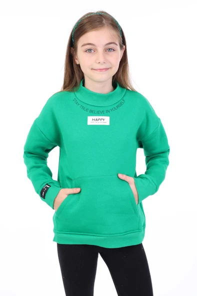 Toontoy Kız Çocuk Baskılı Sweatshirt - Resim 11
