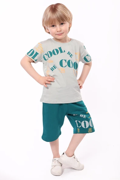 Toontoy Erkek Çocuk Baskılı Şortlu Takım - 6