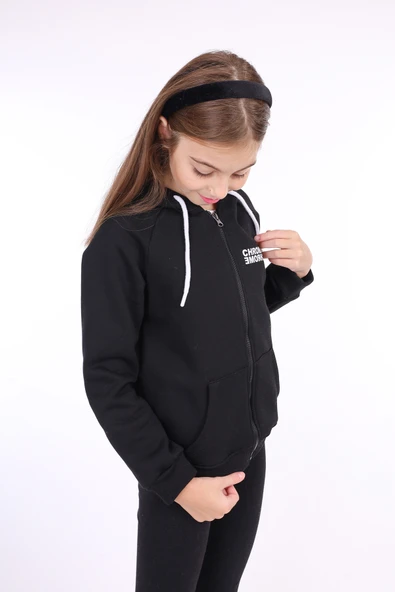 Toontoy Kız Çocuk Baskılı Hırka - 4