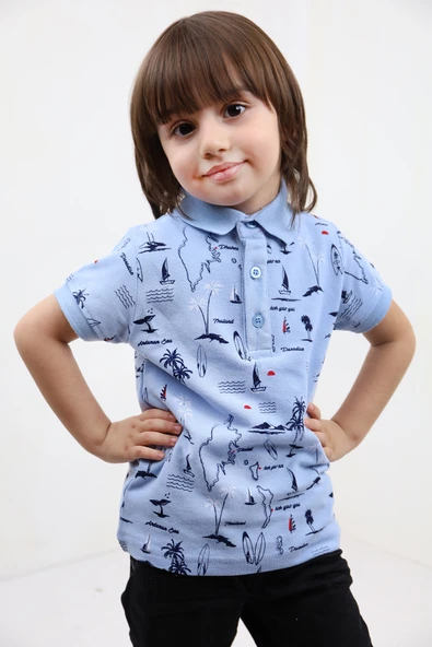 Toontoy Erkek Çocuk Komple Desenli Tişört - 2