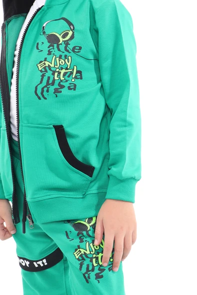 Toontoy Erkek Çocuk Baskılı Eşofman Takım - 3
