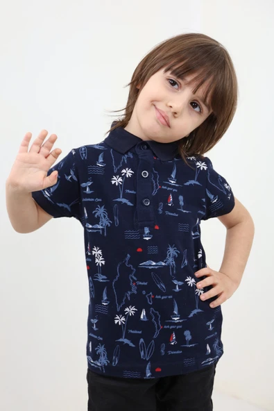 Toontoy Erkek Çocuk Komple Desenli Tişört - 6
