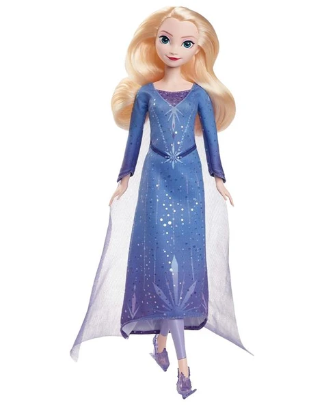 Disney Karlar Ülkesi Buz Pateni Temalı Elsa Bebek JBG53 - 2