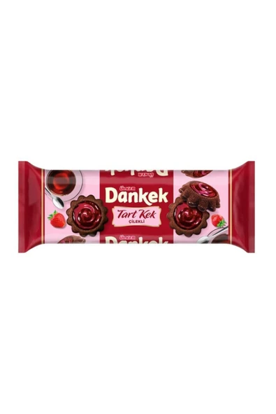 Ülker Dankek Tart Çilekli 180gr X 12 Adet