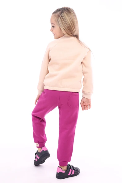 Toontoy Kız Çocuk Baskılı Eşofman Takım - 2