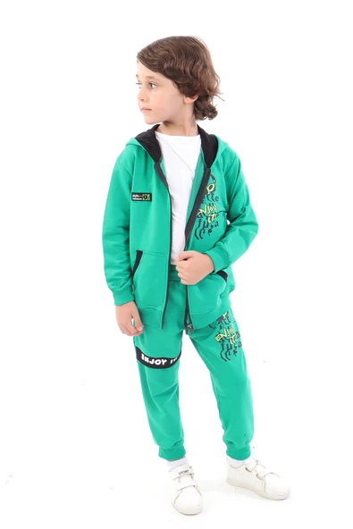 Toontoy Erkek Çocuk Baskılı Eşofman Takım - 2