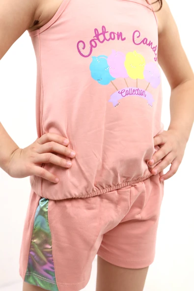 Toontoy Kız Bebek Baskılı Şortlu Takım - 7