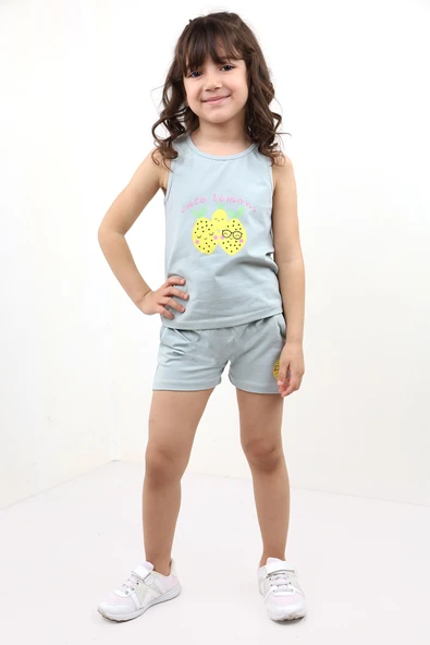 Toontoy Kız Bebek Baskılı Şortlu Takım - 6