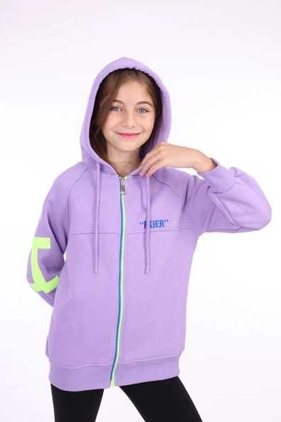 Toontoy Kız Çocuk Nakışlı Hırka - 5