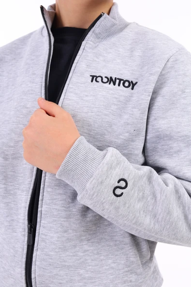 Toontoy Erkek Çocuk Nakışlı Hırka - 6