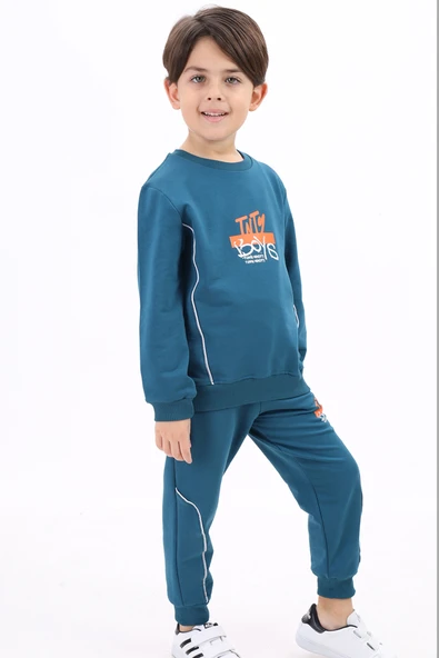 Toontoy Erkek Çocuk Baskılı Eşofman Takım - 7