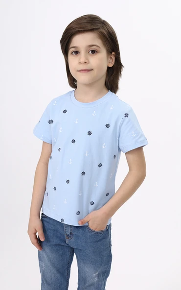 Toontoy Erkek Çocuk Baskılı Tişört - 5