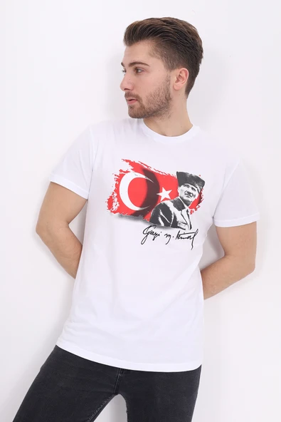 Toontoy Unisex Atatürk Baskılı Tişört - 9