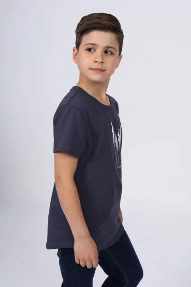 Toontoy Erkek Çocuk Baskılı Tişört - 6