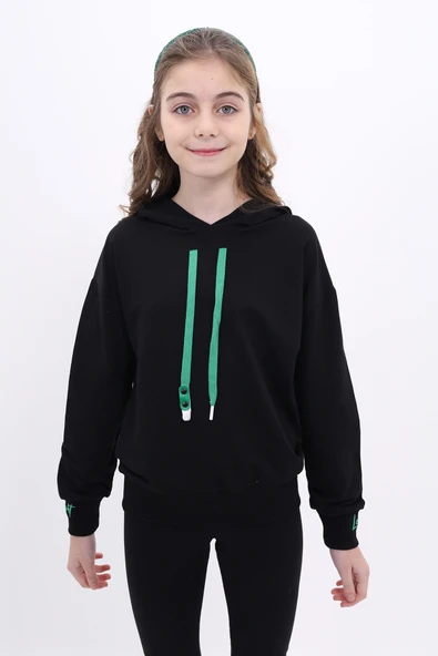 Toontoy Kız Çocuk Nakışlı Sweatshirt - Resim 6