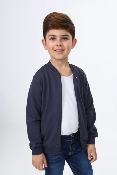 Toontoy Erkek Çocuk Nakışlı Hırka - 7