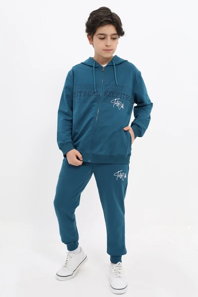 Toontoy Erkek Çocuk Baskılı Eşofman Takım - 5