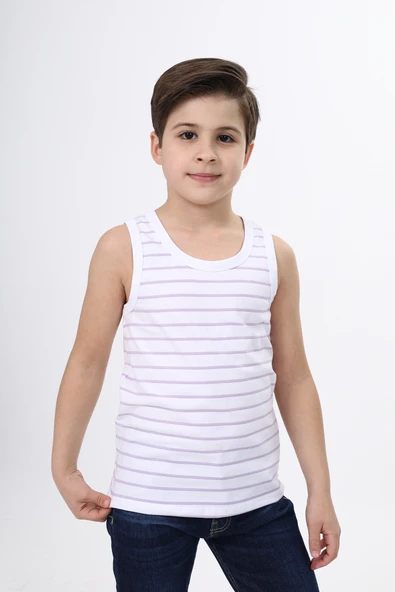 Toontoy Erkek Çocuk Çizgili Atlet