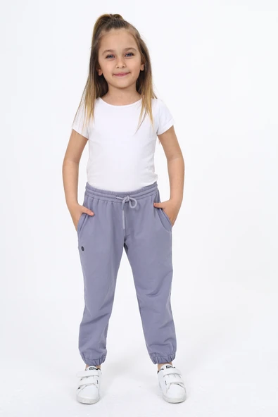 Toontoy Kız Çocuk Baskılı Eşofman Alt - 4