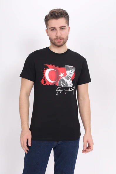 Toontoy Unisex Atatürk Baskılı Tişört