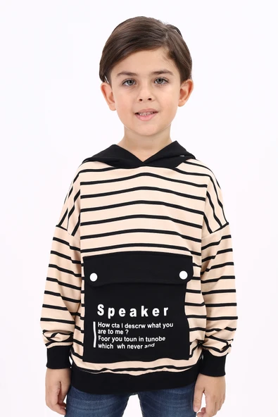 Toontoy Erkek Çocuk Baskılı Sweatshirt