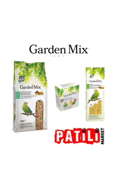 Muhabbet Kuş Seti Platin Meyveli 500gr+Meyveli Kraker+Gaga Taşı