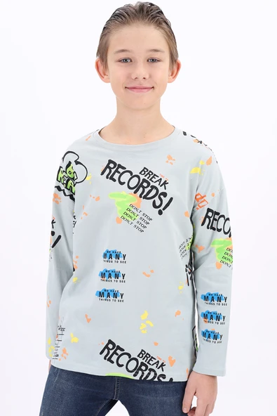 Toontoy Erkek Çocuk Baskılı Tişört