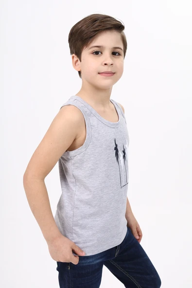 Toontoy Erkek Çocuk Baskılı Atlet - 11